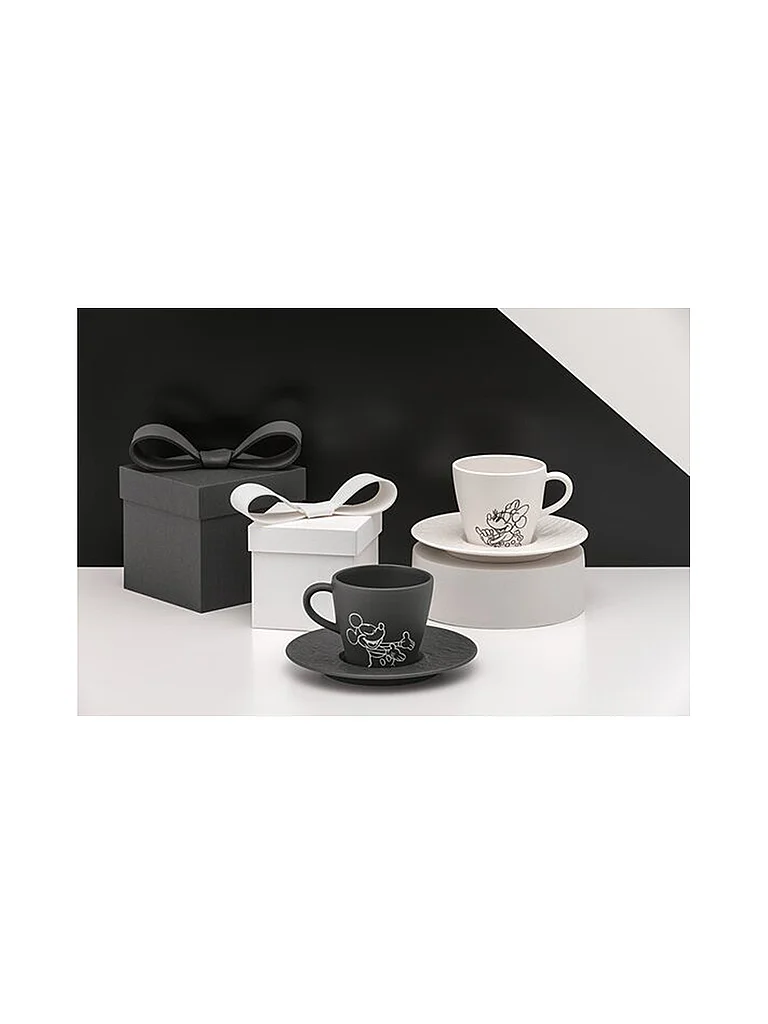 VILLEROY & BOCH Tasse à café avec soucoupe set de 4 pièces MANUFACTURE MICKEY MOUSE - vue 2